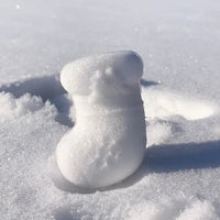 圣诞老人雪球夹可爱圣诞节儿童玩雪工具雪夹创意加厚加长雪球模具