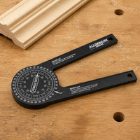 Miter Angle Gauge Precision Woodworking Angle Gauge CNC Machined for Workshop