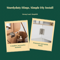 Adjustable Folding Lock Hinge for Cabinets, Triple Fold