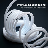 Sauna Machine Replacement Silicone Tubing Sold by Metre, Flexible High Temperature Steam Hose for Home Spa and Room, Custom Length
