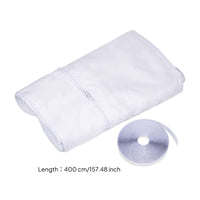 1 Piece Portable AC Window Seal Kit with Adjustable Zipper Hose Opening Removable Waterproof Sleeve Trim-to-fit Installation Suitable for Temporary Setups Rental Homes