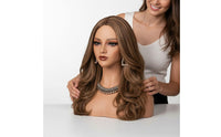 PVC Mannequin Bust Smooth Surface Display Head Bust Stable Base for Photo Photography