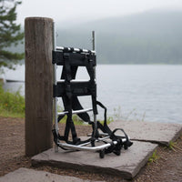 Aluminum Backpack Frame Pack Frame Lightweight Foldable Backpack Trolley for Fishermen