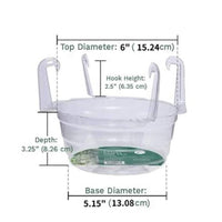 Clear Hanging Basket Tray Indoor and Outdoor Drainage Pan Waterproof Protection