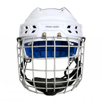 Hockey Helmet with Face Guard Comfortable Safeguarding Headgear Chin Straps
