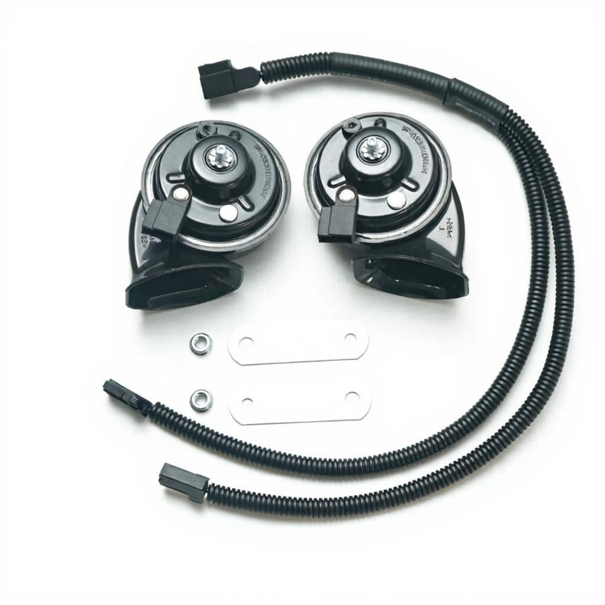 Electric Car Horn, High/Low Tone, Waterproof, for Sedan, SUV