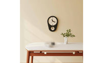 Wall Clock with Day Display Simple Design Home Decor for Living Room
