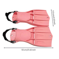 Adjustable Spring Strap Fins High Propulsion Scuba Dive Fins Build Snorkeling Flippers for Professionals, Deep Sea