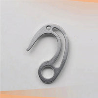 Stainless Steel Climbing Hook Strong Mountaineering Hook Lightweight Hardware Portable for Mountaineers