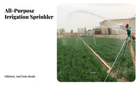360 Degree Rotating Sprinkler Head Uniform Coverage 360 Degree Rotating Sprinkler Construction Large Area Irrigation spray for Landscapers
