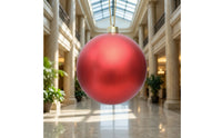 Ornament Ball with Hanging Cap Matte Christmas Ball Ornaments Christmas Ornament Spherical Bauble Traditional for Mantel