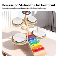 Multi-Functional Wooden Xylophone Toy