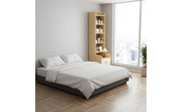 Nightstand Bookshelf Combo Space Saving Design Tall Nightstand Bookshelf