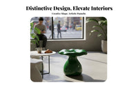 Toadstool-Shaped Stool Sturdy Toadstool-Shaped Seat Stable Load-Bearing