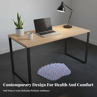 Foot-Shaped Massage Pad Ergonomic Design Foot Optimal Firmness Reflexology Stepping Pad for Office Workers, Home, Washroom