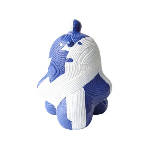 Cartoon Figurine Sculptural Resin Statue Textured for Sideboard, Art Collectors