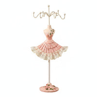 Resin Mannequin Jewelry Holder Gift Idea Mannequin Jewelry Organizer Decorative Dress Display Stand Elegant for Dressing Table, Bedroom