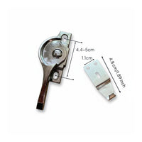 828 Half-Moon Lock, Sliding Opening Lock, Aluminum Alloy, protected Grip, secureTheft, Easy Installation, Home, Office, Bedroom