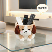 Creative Flower Dog Storage Basket Desktop Organizer