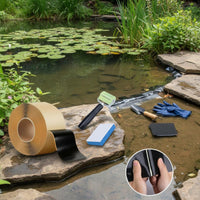 Butyl Rubber Seam Tape High Strength Pond Liner Seam Tape Weather Resistant