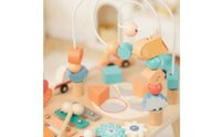 Wooden Activity Table with Bead   Multifunction Sensory Table with Xylophone Educational Child Centered Learning Toy for Young Children, Playroom