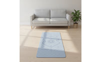Textured Exercise Mat with Carrying Strap Long-Lasting Exercise Mat with Strap Portable Lightweight for Stretching