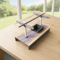 No-Light Underground Station Model DIY Station Platform Model Miniature Railway Platform Kit Scale for Hobbyists, Train Layouts