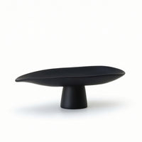 Tray with Pedestal Natural Sculptural Tray Elegant for Coffee Table