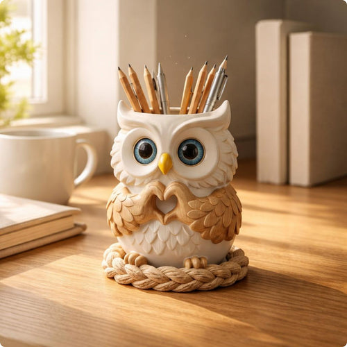 Pen Holder Multi-Functional Resin Desk Organizer Office Accessory for Study Room