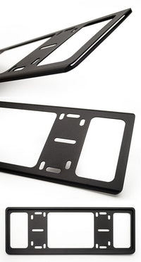 XCLPF Aluminum Alloy Anti-Theft License Plate Frame with Double-Layer Track