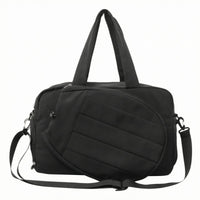 Detachable Strap Quilted Sports Bag Zippered Padded Duffel Bag