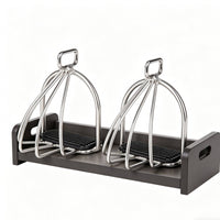 Children Stirrups Metal Foot Support Easy to Mount Equestrian Equipment for Children