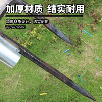 新型支架空飘灯笼支架球底座圆盘配件加粗加厚伸缩杆六棱地插