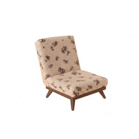 Miniature Sofa Chair Wooden Legs Dollhouse Armchair Low Angled Miniature Couch for Room Decor