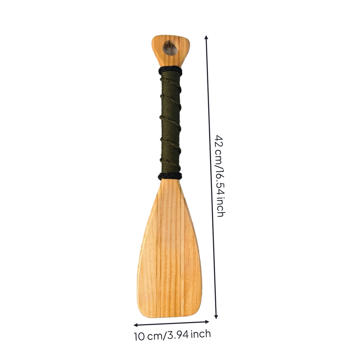 Paddle with Wrapped Handle Rustic Decorative Paddle Flat for Decorators, Wall Display
