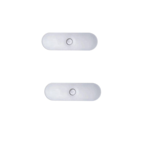 2 Pieces Rechargeable LED Night Light Tri-Color Home Lighting Slim