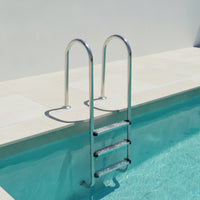 Stainless Steel Pool Ladder Polished Pool Ladder with Non-Slip Steps Resistant