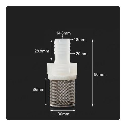 Stainless Steel Mesh Strainer Filters Debris Water Pump Inlet Filter