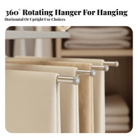 Foldable Multi-Layer Folding Hanger Non-Slip Trouser Rack Space-Saving Pants Organizer Double Hook Design for Students, Homeowners, Renters, Wardrobe, Dressing Room, Bedroom, Apartment