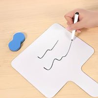 10 Pieces Double Sided Whiteboard Lightweight Handheld Dry Erase Board