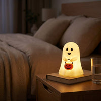 Halloween White Ghost Resin Figurine for Party and Desk Decor
