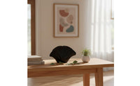 Shell Shaped Vase Solid Color Finish Modern Resin Vase Artistic Design