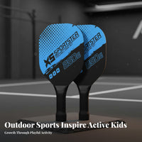 Paddle Racket Easy to Learn Pickleball Racket Lightweight Athletic Gear for Beginners, Students, Family Games, Outdoor
