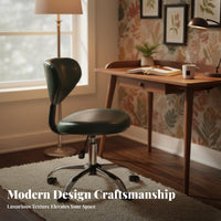 Ergonomic Rolling Chair Support rotate Seat Small Footprint for Workplace