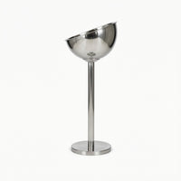 Ice Container Stand Freestanding Ice Container with Stand Metal for Hosts