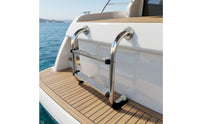 Anti-Slip Pool Handrail with Steps Rustproof Pool Entry Handrail Heavy Duty Hardware Long-Lasting for Swimmers