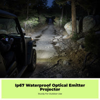 LED Radiant Light Bar, Hidden Grille Mount, Dual Color