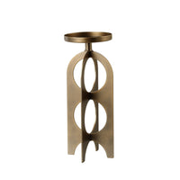 Candle Stand Tray Openwork Candle Holder Stand Lustrous Candelabra with Tray for Coffee Table