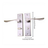 Aluminum privacy lock, easy install