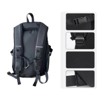 Backpack Reflective Motorcycle Backpack Water-Resistant Motorbike Riding Bag for Motorcyclists, Cyclists, Motorcycling, Biking